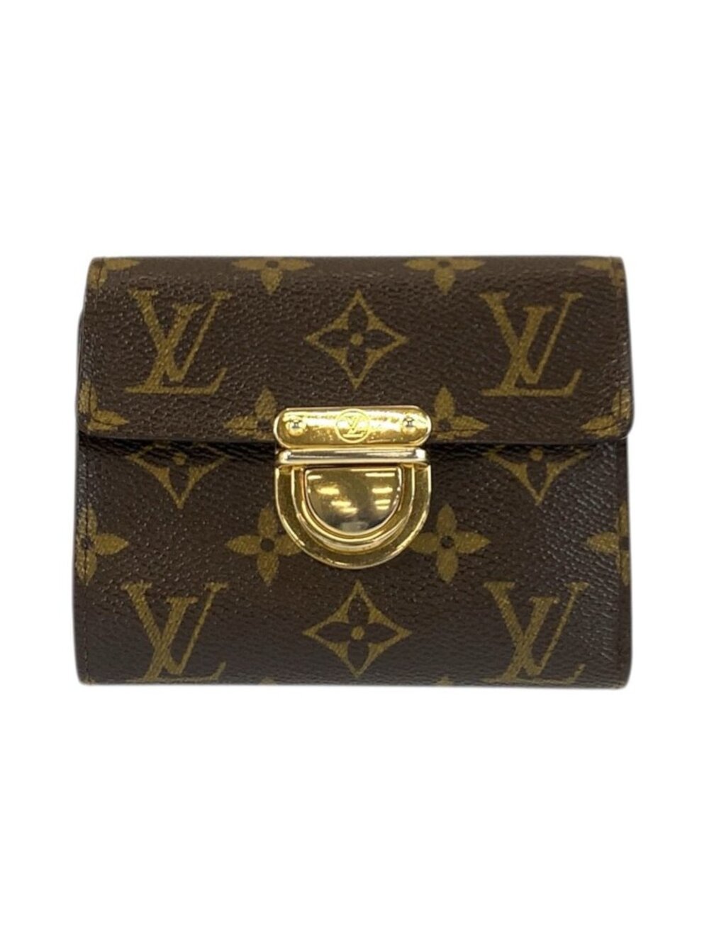 Louis Vuitton Monogram Portefeuille Koala Brown Fold Wallet Compact